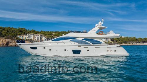 Azimut 75 Flybridge tekniske specifikationer 
